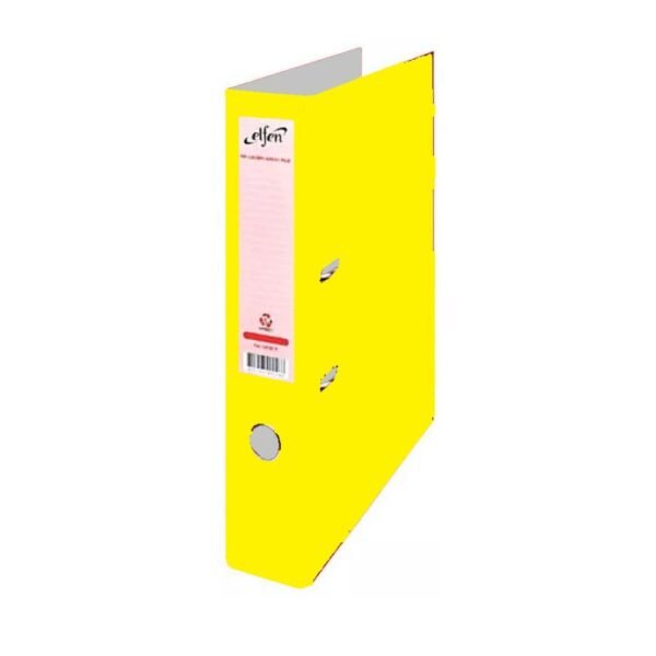 ELFEN 1202 PP BOX FILE FULL SCAPE, YELLOW COLOUR - Office Shark