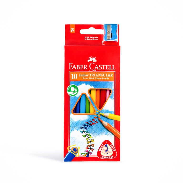 Faber-Castell Junior Tri Colour Pencils 10 Colour
