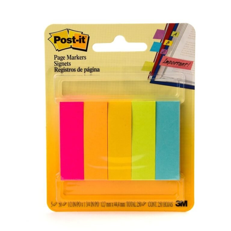 3M 670-5AF Post-it Page Marker Fluorescent Colours
