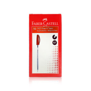 FABER-CASTELL 1423 BP 0.7MM BOX OF 50PC RED