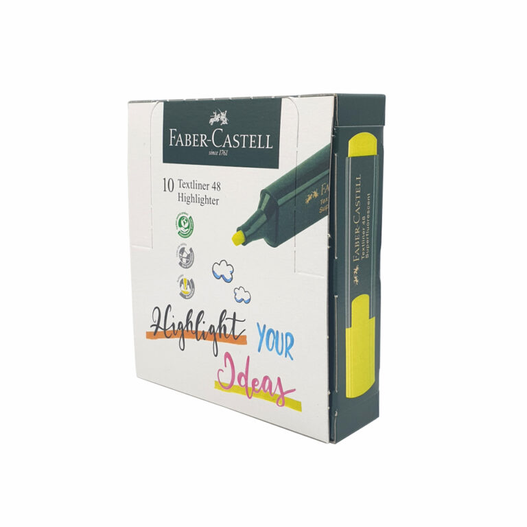 Faber-Castell Classic Highlighter Box Of 10PC Yellow
