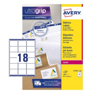 SELF ADHESIVE ADDRESS MAILING LABELS L7162-100, ULTRAGRIP TECHNOLOGY, 99.1X33.9 MM, 16 LABELS PER SHEET, 100 SHEETS IN A PACK