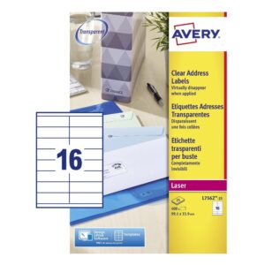 SILVER HEAVYDUTY LABELS L6009-20, 45.7 X 21.2 MM, 48 LABELS PER SHEET, 20 SHEETS PER PACK, FOR B/W LASER PRINTER