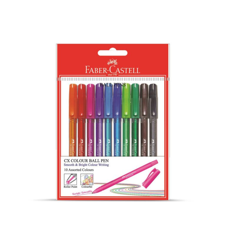 Faber-Castell Cx Bp 0.7MM Poly Bag Of 10PC Asst