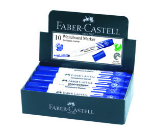 FC WHITEBOARD MARKER BULLET BOX OF 10PC BLUE