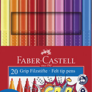 Faber-Castell Grip Felt Pen 20 Color