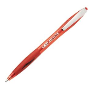 Bic Atlantis Soft Ball Pen Med.Red (Rt)