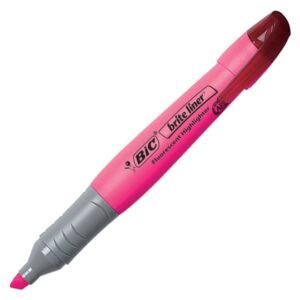 Bic Brite Liner Xl Highlighter Pink (Pack of 12)