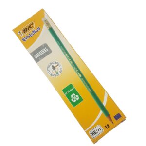 Bic Evolution Green Hb Pencil (1X12Pcs)
