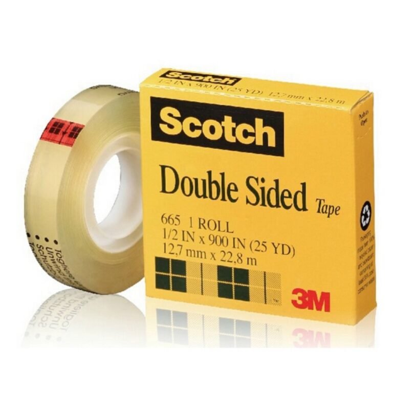 3M 665-1225 Scoth Double Sided Tape 1/2X25Y