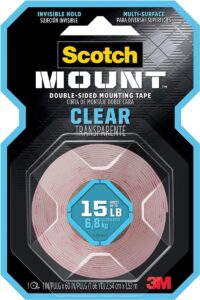 3M 401H SCOTCH CLEAR MOUNTING TAPE HEAVY DUTY (DOUBLE SIDED)
