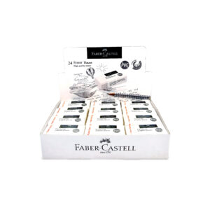 FABER-CASTELL ERASER PVC-FREE (GREEN LOGO) WHITE 24X