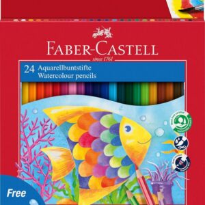 Faber-Castell Fish Design Water Colour Pencils 24 Colour