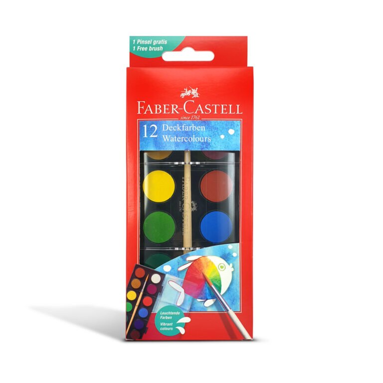 Faber-Castell Watercolors 12 Color 24MM