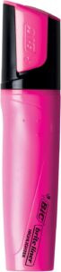 Bic Flat Highlighter Pink