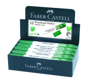 FC WHITEBOARD MARKER BULLET BOX OF 10PC GREEN