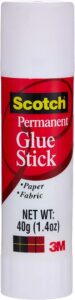 6040-12D SCOCTH PERMANENT WHITE GLUE 40GRAM