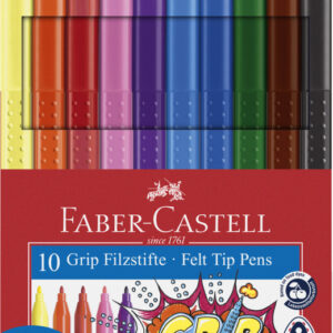 Faber-Castell Grip Felt Pen 10 Color
