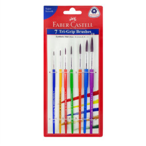 FC SYNTHETIC HAIR BRUSH ROUND 7PC 0,2,4,6,8,10,12