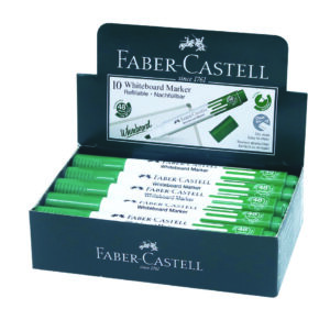 FC WHITEBOARD MARKER CHISEL BOX OF 10PC GREEN