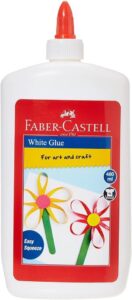 FABER-CASTELL WHITE GLUE IN A 480ML BOTTLE