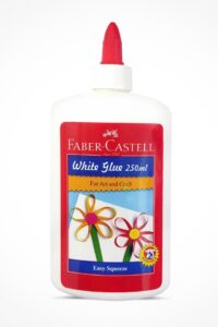 FABER-CASTELL WHITE GLUE IN A 250ML BOTTLE