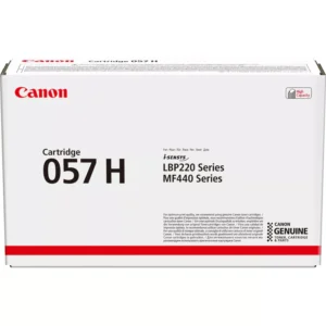 Canon 057H Original Toner Cartridge for Canon i-SENSYS LBP223dw, LBP226dw, MF443dw, MF445dw, LBP233dw, MF453dw, MF455dw, LBP236dw – Black