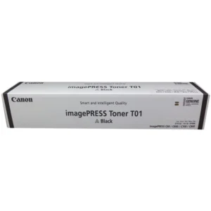 Canon T01 Original Toner Cartridge for ImagePRESS C60, C600, C600i, C65, C650, C700, C710, C750, C800, C810, C850, C910 – Black