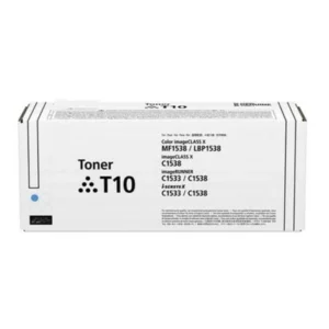 Canon T10 Cyan Original Toner Cartridge for imageCLASS X MF1538 / LBP1538, C1538, imageRUNNER C1533 / C1538, i-Sensys X C1533/ C1538 – Cyan