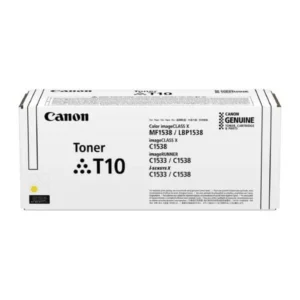 Canon T10 Yellow Original Toner Cartridge for imageCLASS X MF1538 / LBP1538, C1538, imageRUNNER C1533 / C1538, i-Sensys X C1533/ C1538