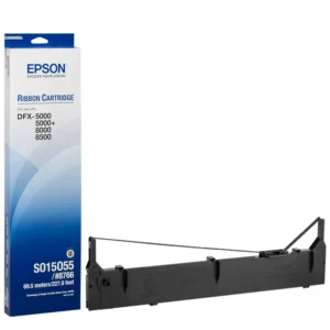 Epson DFX8000 BLACK Ribbon Cartridge | for DFX5000/ 5000+/ 8000/ 8500 – S015055