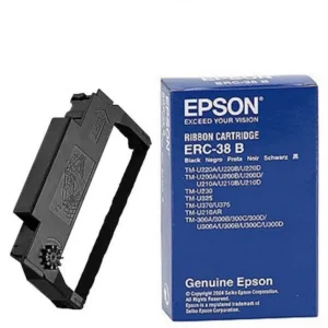 Epson ERC38B Black Ribbon Cartridge | for TM-U220A series , TM-U230A series – S015374
