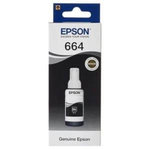 Epson EcoTank 664 (70ml) Original Ink Bottle Cartridge – Black