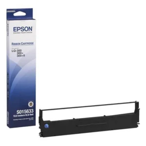 Epson LQ-350 Black Ribbon Cartridge | Compatible with LQ300+II & LQ350 – S015633