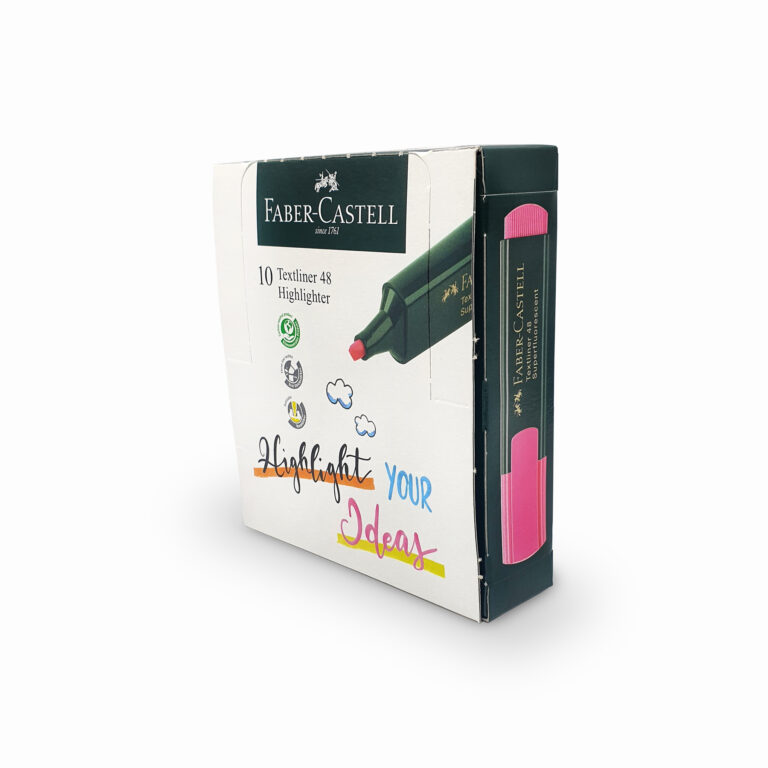 Faber-Castell Classic Highlighter Box Of 10PC Pink