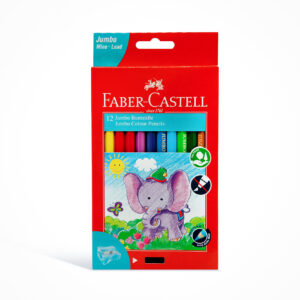 FABER-CASTELL JUMBO COLOUR PENCILS 12 COLOUR