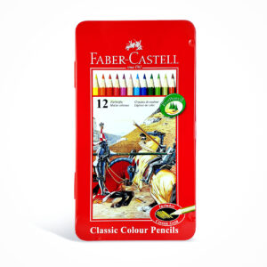 FABER-CASTELL CLASSIC COLOUR PENCILS 12 COLOUR FT