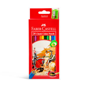 FABER-CASTELL CLASSIC COLOUR PENCILS 24 COLOUR