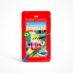 FC FISH DESIGN WATER COLOUR PENCILS 12 COLOUR FT