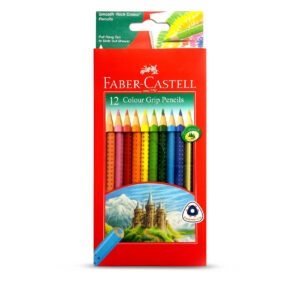 FABER-CASTELL GRIP COLOUR PENCILS 12 COLOUR