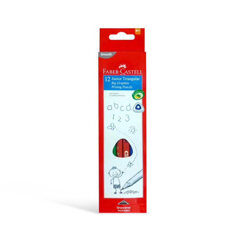 Faber-Castell Junior Triangular Graphite Pencil 2B 12PC
