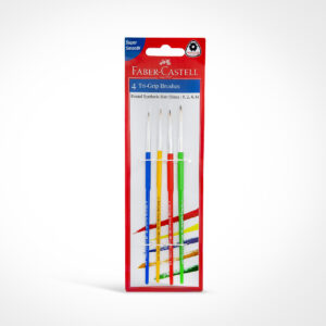 FC SYNTHETIC HAIR BRUSH ROUND 4PC (0,2,4,6)