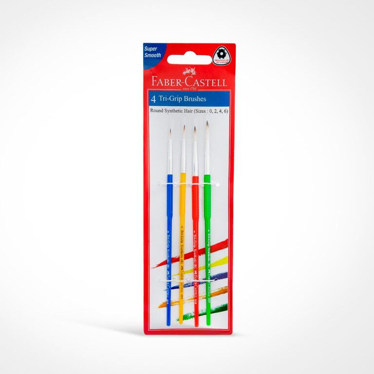 Faber-Castell Synthetic Hair Brush Round 4PC (0,2,4,6)