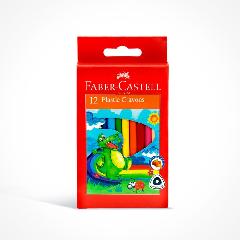 Faber-Castell Plastic Crayons 12 Color 90MM
