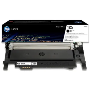 HP 117A Original Toner Cartridge for HP Color Laser 150a, 150nw, MFP 178nw, MFP 178nwg, MFP 179fnw, MFP 179fwg Printers – Black
