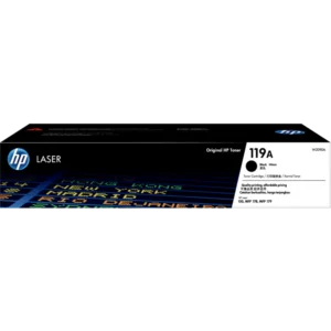 HP 119A Original Toner Cartridge for HP Color Laser 150a, 150nw, MFP 178nw, MFP 178nwg, MFP 179fnw, MFP 179fwg Printers – Black