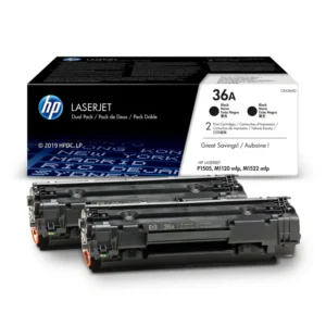 HP 36A 2-pack Original Toner Cartridge for HP LaserJet MFP M1120, MFP M1522, P1505 Printer Series – Black