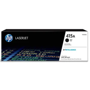 HP 415A Original Toner Cartridge for HP Color LaserJet Enterprise M455dn, MFP M480f, Pro M454dn, Pro M454dw, Pro M454nw, Pro MFP M479dw, Pro MFP M479fdn, Pro MFP M479fdw, Pro MFP M479fnw Printers – Black