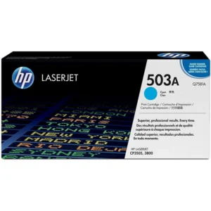 HP 503A Original LaserJet Toner Cartridge – Cyan