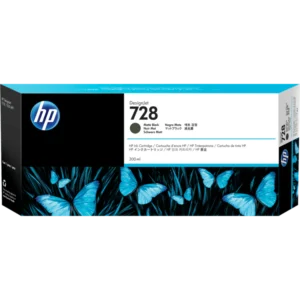 HP 728 (300ml) DesignJet Original Ink Cartridge – Matte Black